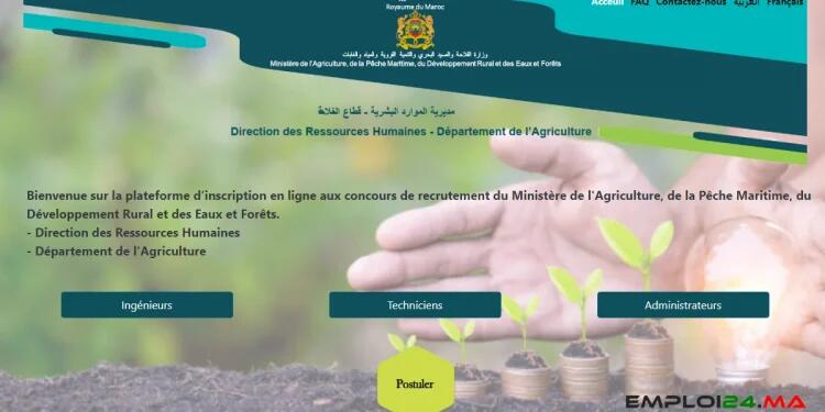 Ministère de l’Agriculture, de la Pêche maritime, du développement rural et des eaux et forêts – Département de l’Agriculture